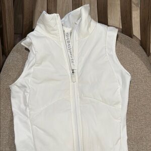 White Puffer Vest